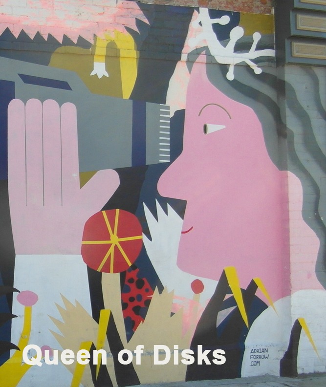 Queen of Disks - Toronto Graffiti Tarot