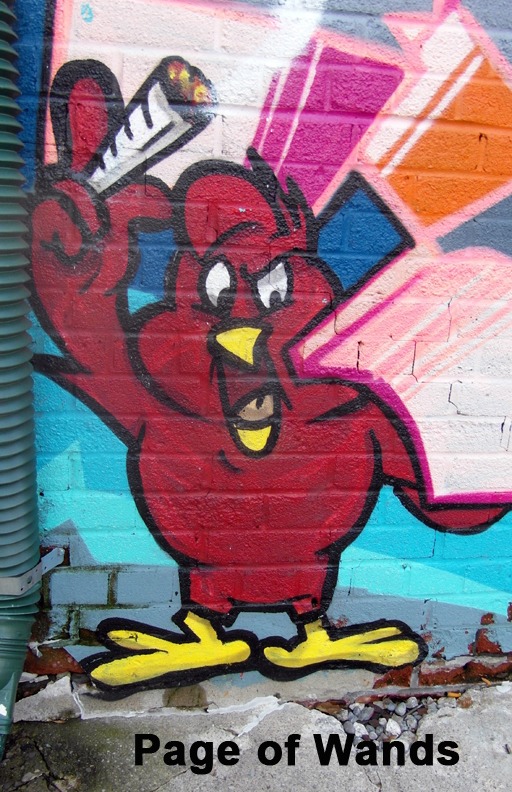 Page of Wands - Toronto Graffiti Tarot