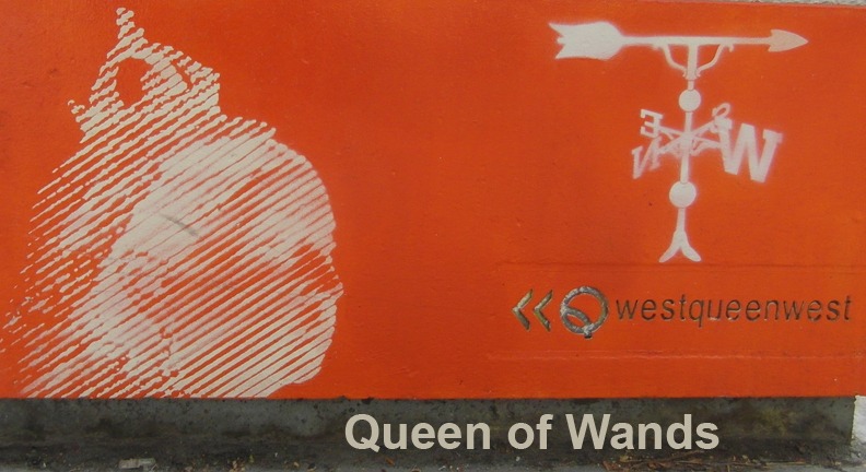 Queen of Wands - Toronto Graffiti Tarot