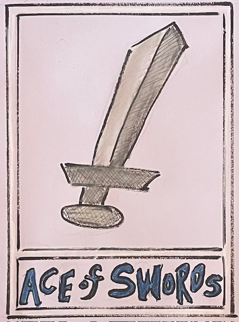 Ace of Swords - Yellow Bird Tarot