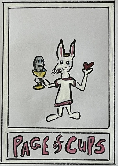 Page of Cups - Yellow Bird Tarot