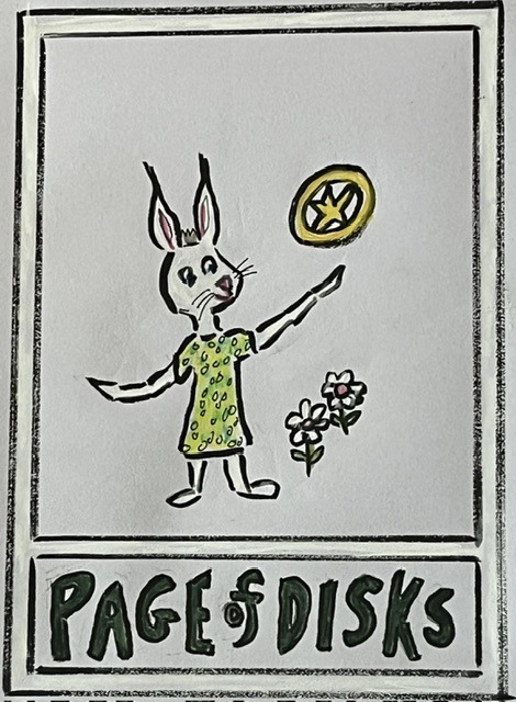 Page of Disks - Yellow Bird Tarot
