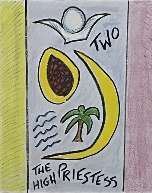 The High Priestess - Bare Bones Tarot