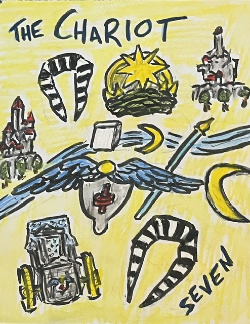 The Chariot - Bare Bones Tarot