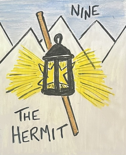 The Hermit - Bare Bones Tarot